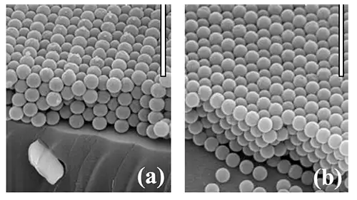 hip like phase of a colloidal crystal confined ordering