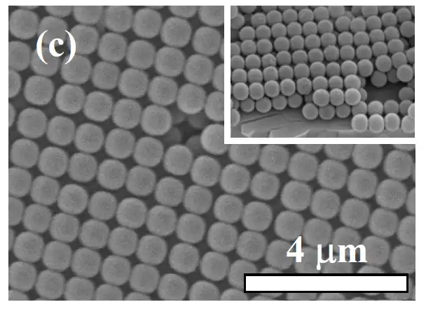 2 square phase or morphology of a colloidal ordering in confinement