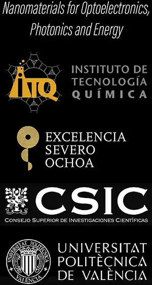 LOGO Nanomaterials for optoelectronics, photonics and energy, ITQ, CSIC, UPV, Severo Ochoa